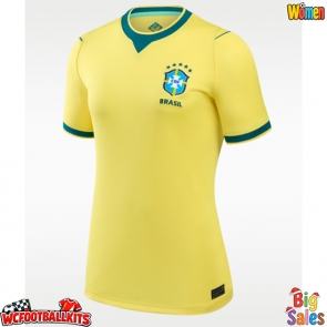 Brazil Replica Home Stadium Shirt for Women World Cup 2026 Short Sleeve